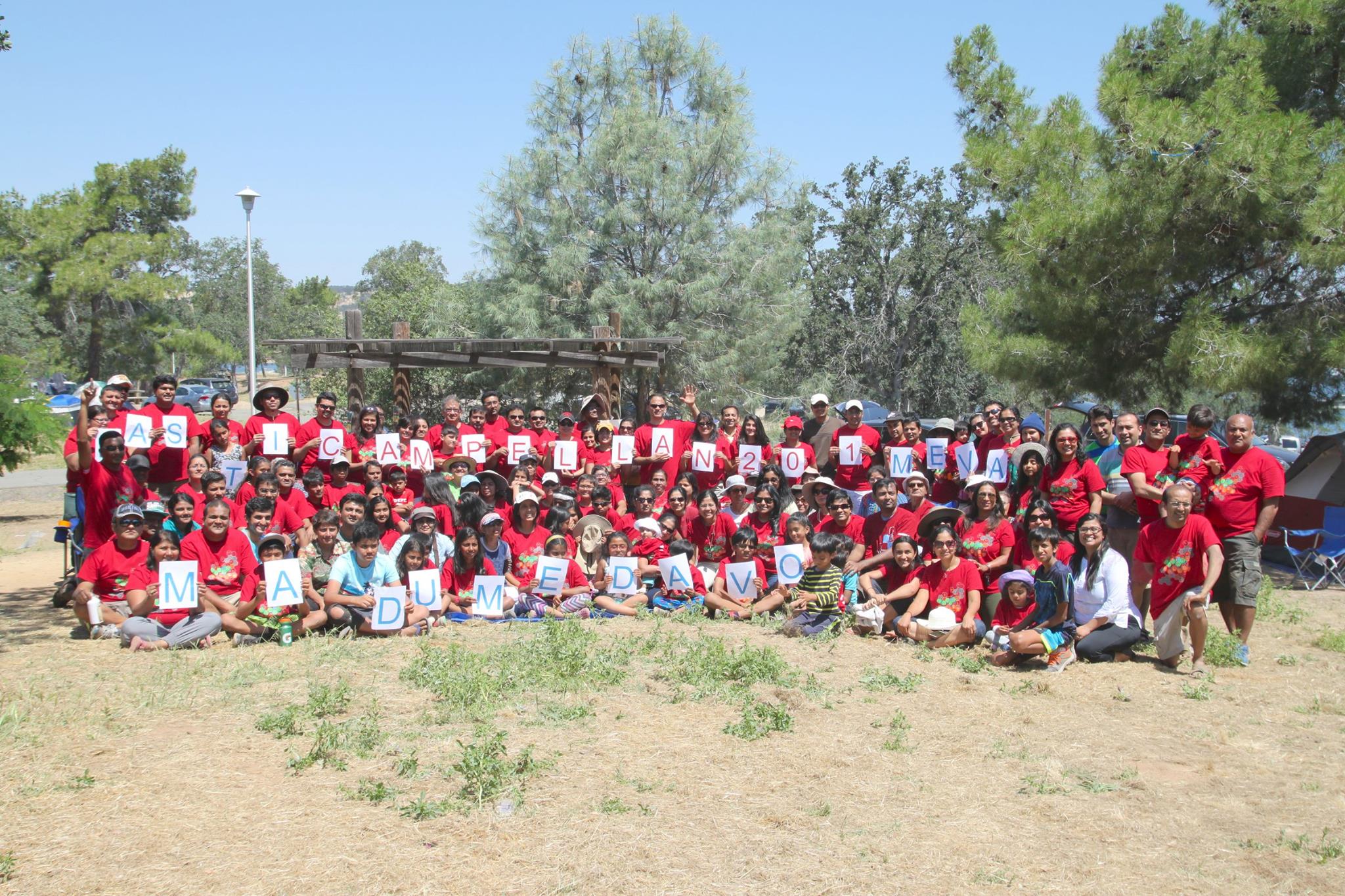 Campellan participants gather for a group photograph at the 15th annual Camp KV in 2016.